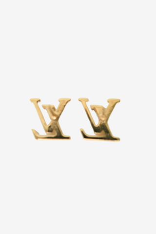 Louis Vuitton LV Iconic Stud Earrings - Designer Earrings at The Find Luxury Resale - Vancouver, Canada