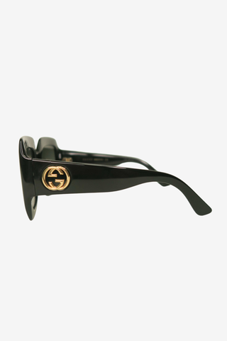 Gucci Interlocking G Logo Square Sunglasses - Designer Sunglasses at The Find Luxury Resale - Vancouver, Canada