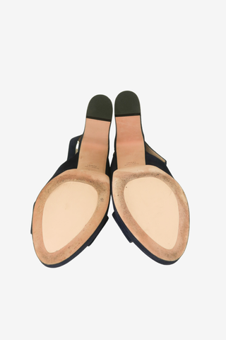 Stuart Weitzman Suede Sandals sz 8 - Designer sandals at The Find Luxury Resale - Vancouver, Canada