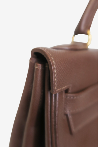 Hermès Courchevel Kelly Sellier 32 - Designer handbag at The Find Luxury Resale - Vancouver, Canada