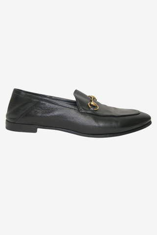 Gucci Horsebit Accent Leather Loafers sz 39.5 - Designer Loafers at The Find Luxury Resale - Vancouver, Canada