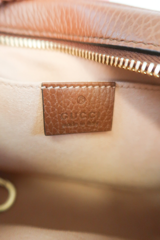 Gucci Mini GG Denim Ophidia Crossbody Bag - Designer Handbag at The Find Luxury Resale - Vancouver, Canada