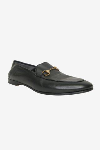 Gucci Horsebit Accent Leather Loafers sz 39.5 - Designer Loafers at The Find Luxury Resale - Vancouver, Canada