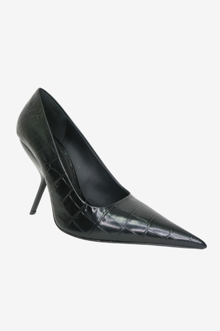 Ferragamo Leather Pumps sz 10 - Designer shoes at The Find Luxury Resale - Vancouver, Canada