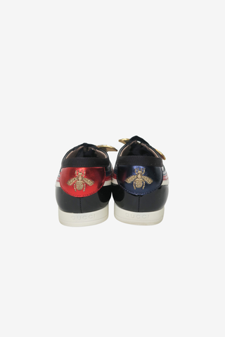 Gucci Logo Sneakers Sz 36.5 - Designer sneakers at The Find Luxury Resale - Vancouver, Canada
