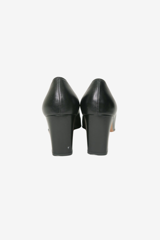 Ferragamo Leather Pumps sz 10.5 - Designer shoes at The Find Luxury Resale - Vancouver, Canada