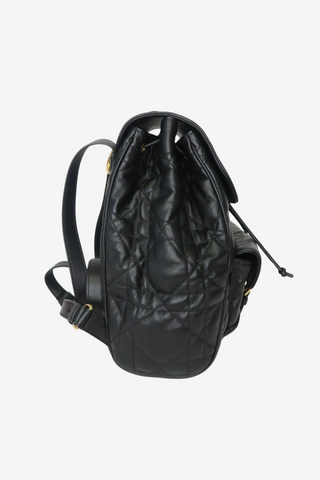 Christian Dior Leather Caro Small Backpack - Designer backpack at The Find Luxury Resale - Vancouver, Canada