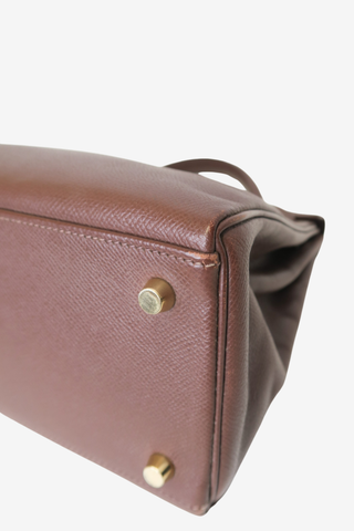 Hermès Courchevel Kelly Sellier 32 - Designer handbag at The Find Luxury Resale - Vancouver, Canada