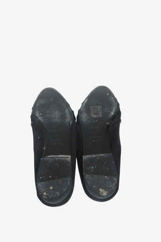 Hermès Roxane Suede Mules sz 38.5 - Designer Flats at The Find Luxury Resale - Vancouver, Canada