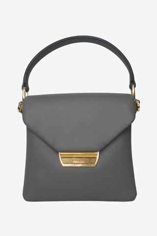 Prada Ingrid Top Handle Leather Bag - Designer Handbags at The Find Luxury Resale - Vancouver, Canada