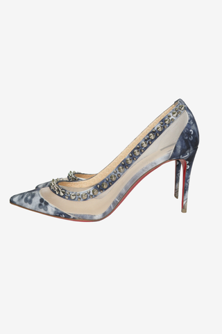 Christian Louboutin Jeans Punk Galativi Spikes Pumps sz 40 - Designer shoes at The Find Luxury Resale - Vancouver, Canada