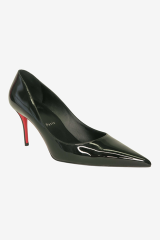 Christian Louboutin Patent Leather Pumps sz 39.5 - Designer Loafers at The Find Luxury Resale - Vancouver, Canada