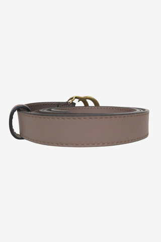 Gucci Black Leather GG Marmont Small Belt Size 80/32 - Designer Belts at The Find Luxury Resale - Vancouver, Canada