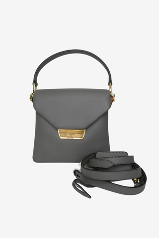 Prada Ingrid Top Handle Leather Bag - Designer Handbags at The Find Luxury Resale - Vancouver, Canada