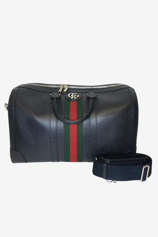 Gucci Double G Savoy Duffle Bag - Designer Handbags at The Find Luxury Resale - Vancouver, Canada