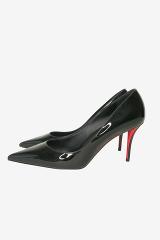 Christian Louboutin Patent Leather Pumps sz 39.5 - Designer Loafers at The Find Luxury Resale - Vancouver, Canada