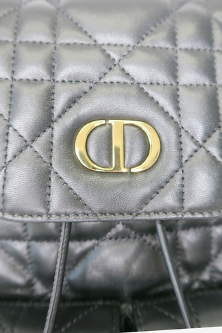 Christian Dior Leather Caro Small Backpack - Designer backpack at The Find Luxury Resale - Vancouver, Canada