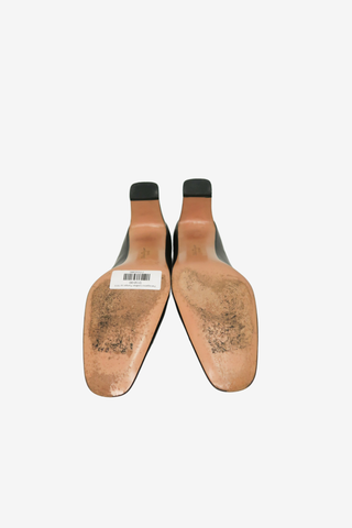 Ferragamo Leather Pumps sz 10.5 - Designer shoes at The Find Luxury Resale - Vancouver, Canada
