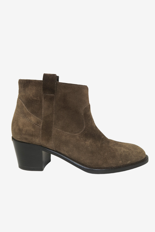 Burberry Suede Boots Sz 38 - Designer shoes at The Find Luxury Resale - Vancouver, Canada