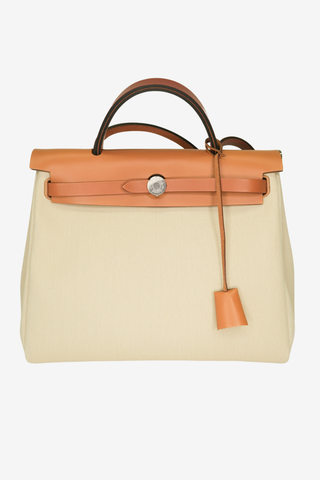 Hermès Toile Herbag Zip 31 - Designer handbag at The Find Luxury Resale - Vancouver, Canada