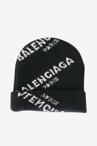 Balenciaga Logo Beanie - Designer hat at The Find Luxury Resale - Vancouver, Canada