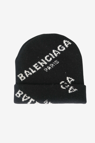 Balenciaga Logo Beanie - Designer hat at The Find Luxury Resale - Vancouver, Canada
