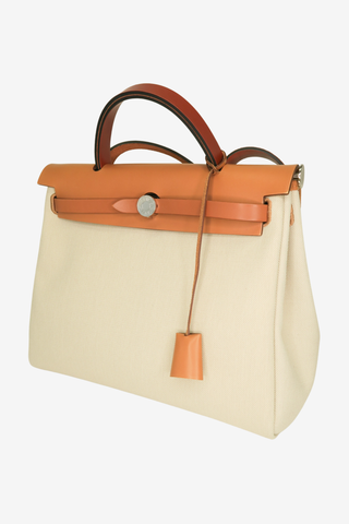 Hermès Toile Herbag Zip 31 - Designer handbag at The Find Luxury Resale - Vancouver, Canada