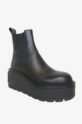 Valentino Leather Chelsea Boots sz 38.5 - Designer Boots at The Find Luxury Resale - Vancouver, Canada