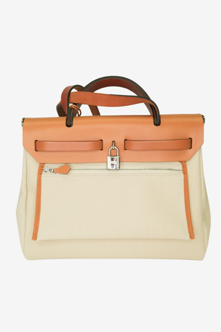 Hermès Toile Herbag Zip 31 - Designer handbag at The Find Luxury Resale - Vancouver, Canada