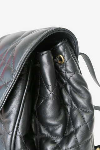 Christian Dior Leather Caro Small Backpack - Designer backpack at The Find Luxury Resale - Vancouver, Canada