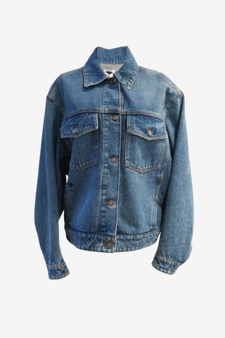 Christian Dior Denim Jacket Sz 4 - Designer Jacket at The Find Luxury Resale - Vancouver, Canada