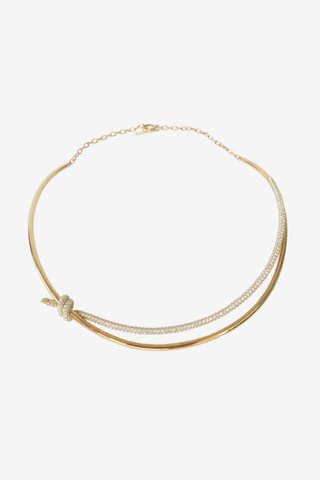 Tiffany & Co. Knot Double Row Necklace - Designer Necklace at The Find Luxury Resale - Vancouver, Canada