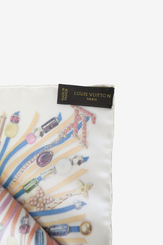 Louis Vuitton Multicolour Fringes Scarf - Designer scarf at The Find Luxury Resale - Vancouver, Canada