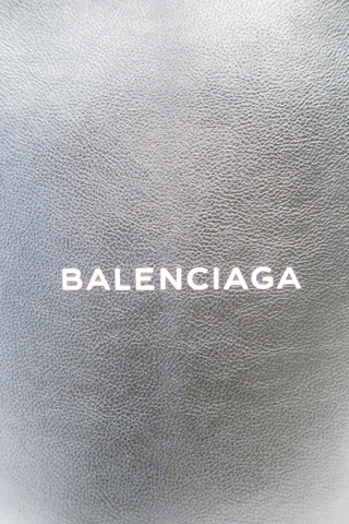 Balenciaga Logo Medium North/South Shopping Tote - Designer handbag at The Find Luxury Resale - Vancouver, Canada