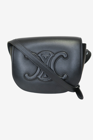 Celine Triomphe Folco Medium Crossbody - Designer handbag at The Find Luxury Resale - Vancouver, Canada