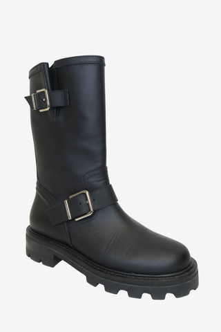 Jimmy Choo Moto Boots Sz 36.5 - Designer shoes at The Find Luxury Resale - Vancouver, Canada