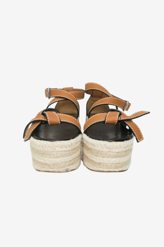 Loewe Leather Espadrilles sz 39 - Designer shoes at The Find Luxury Resale - Vancouver, Canada