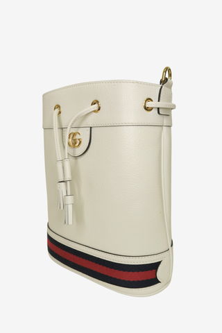 Gucci Small Ophidia Web Bucket Bag - Designer Handbags at The Find Luxury Resale - Vancouver, Canada