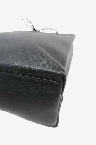 Balenciaga Logo Medium North/South Shopping Tote - Designer handbag at The Find Luxury Resale - Vancouver, Canada