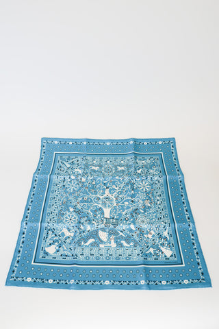 Hermès Bandana De Soie Silk Scarf - Designer Scarves at The Find Luxury Resale - Vancouver, Canada