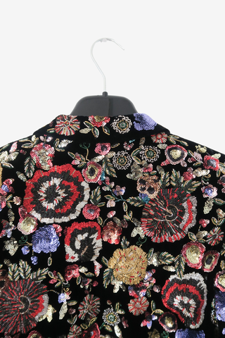 Saint Laurent Bead Embroidered Blazer - Designer Blazer at The Find Luxury Resale - Vancouver, Canada