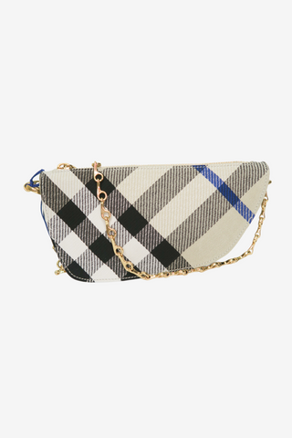 Burberry House Check Shield Bag Micro - Designer Handbags at The Find Luxury Resale - Vancouver, Canada