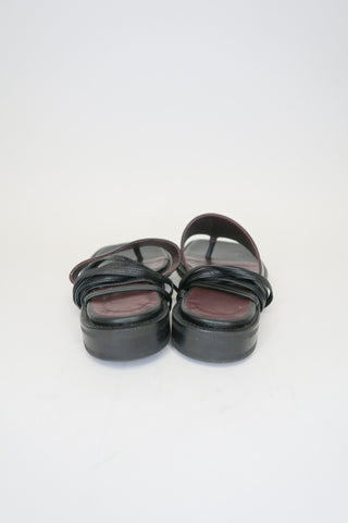 Staud Leather Sandals sz 36 - Designer Sandals at The Find Luxury Resale - Vancouver, Canada