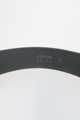 Chanel Vintage Interlocking CC Logo Belt - Designer Belts at The Find Luxury Resale - Vancouver, Canada