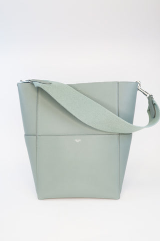 Celine Leather Seau Sangle Medium - Designer Handbags at The Find Luxury Resale - Vancouver, Canada