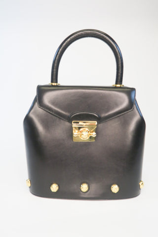 Salvatore Ferragamo Leather Top Handle Bag - Designer Handbags at The Find Luxury Resale - Vancouver, Canada