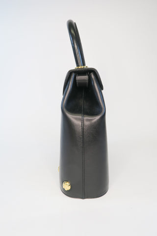 Salvatore Ferragamo Leather Top Handle Bag - Designer Handbags at The Find Luxury Resale - Vancouver, Canada