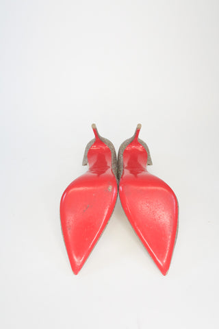 Christian Louboutin Iriza D'Orsay Pumps - Designer Pumps at The Find Luxury Resale - Vancouver, Canada
