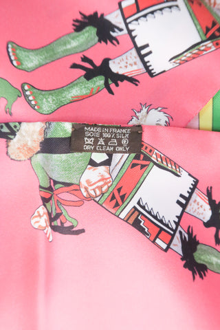 Hermès Silk Kachinas Maxi Twilly - Designer Scarves at The Find Luxury Resale - Vancouver, Canada