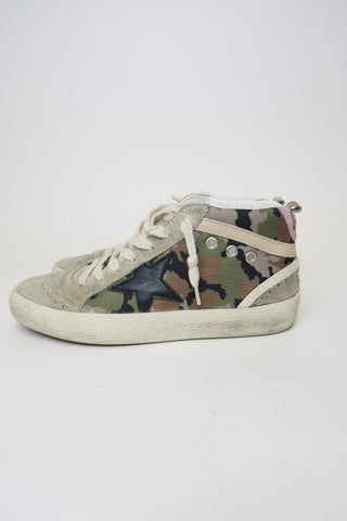 Golden Goose Distressed Accents Sneakers sz 38 - Designer Sneakers at The Find Luxury Resale - Vancouver, Canada